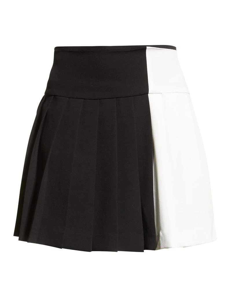 商品Alice + Olivia|Wilcox Combo Pleated Skirt w/ Yoke,价格¥651,第2张图片详细描述