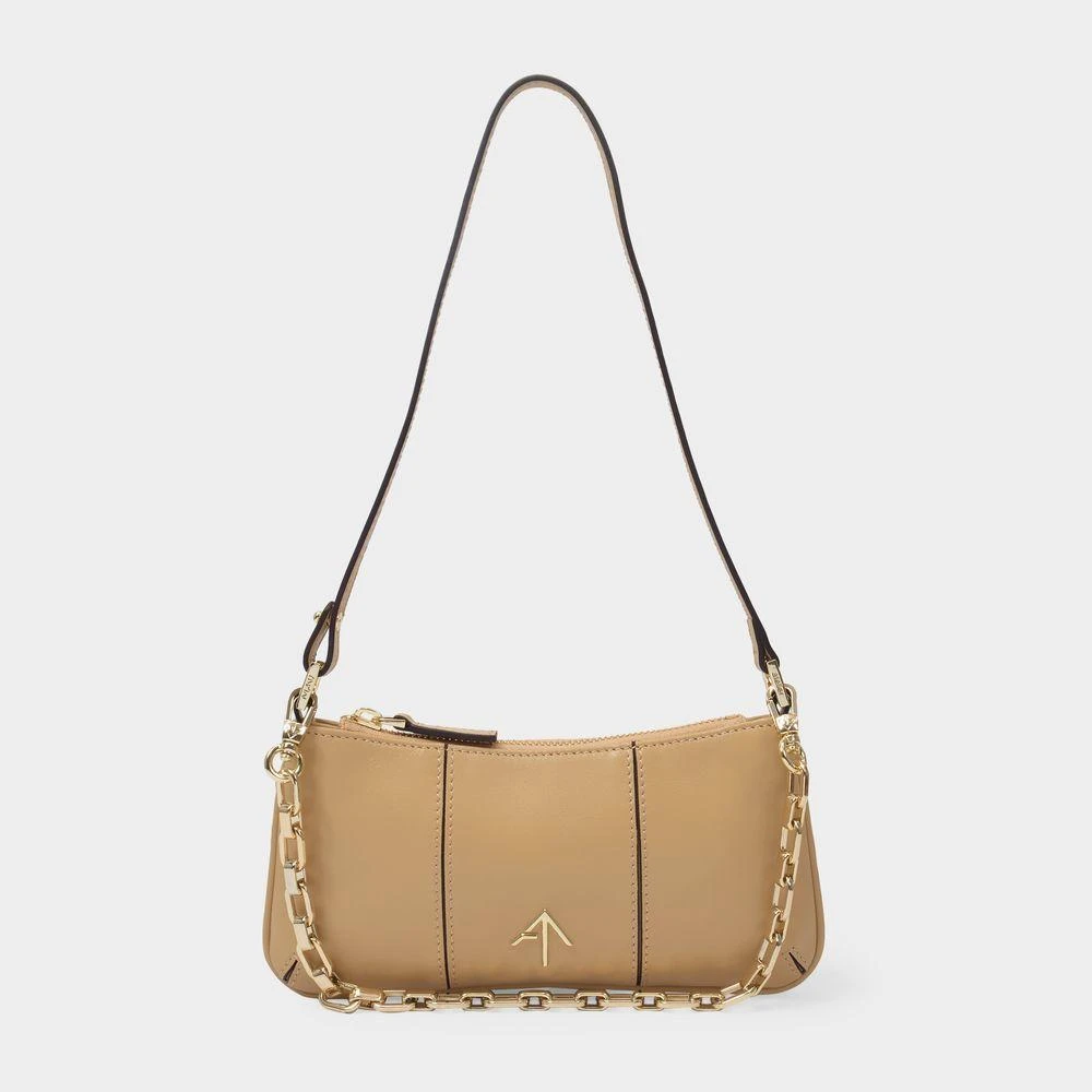 商品Manu Atelier|Mini Pita Bag in Beige Leather,价格¥2726,第1张图片