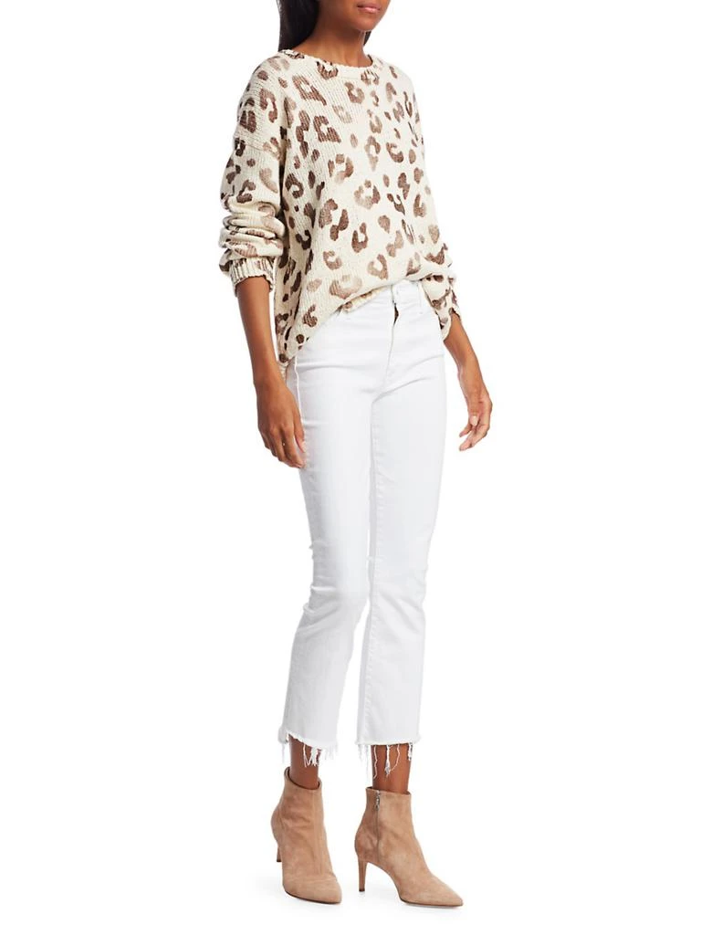 商品MOTHER|The Insider High-Rise Step Frayed-Hem Stretch Boot-Cut Jeans,价格¥1698,第2张图片详细描述
