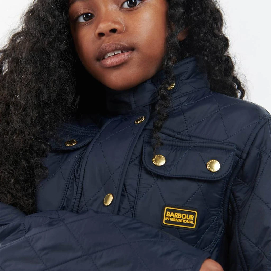 商品Barbour|Barbour International Girls' Polar Quilted Shell Jacket,价格¥511,第4张图片详细描述