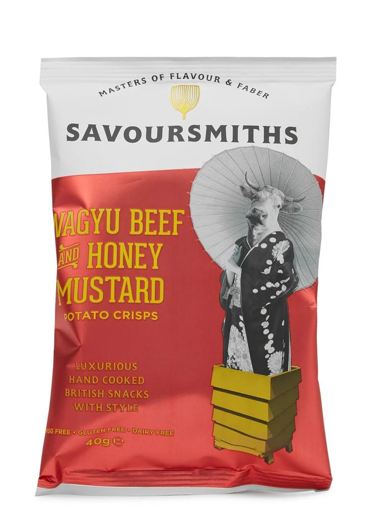 商品Savoursmiths|Wagyu Beef & Honey Mustard Potato Crisps 40g,价格¥16,第1张图片