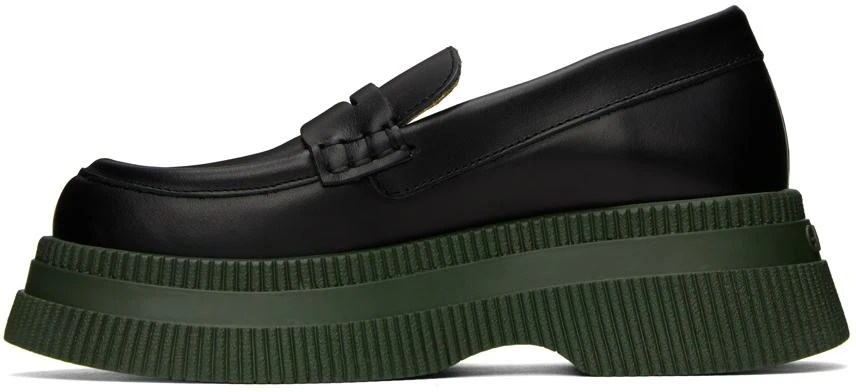 商品Ganni|Black Wallaby Creepers Loafers,价格¥1402,第3张图片详细描述