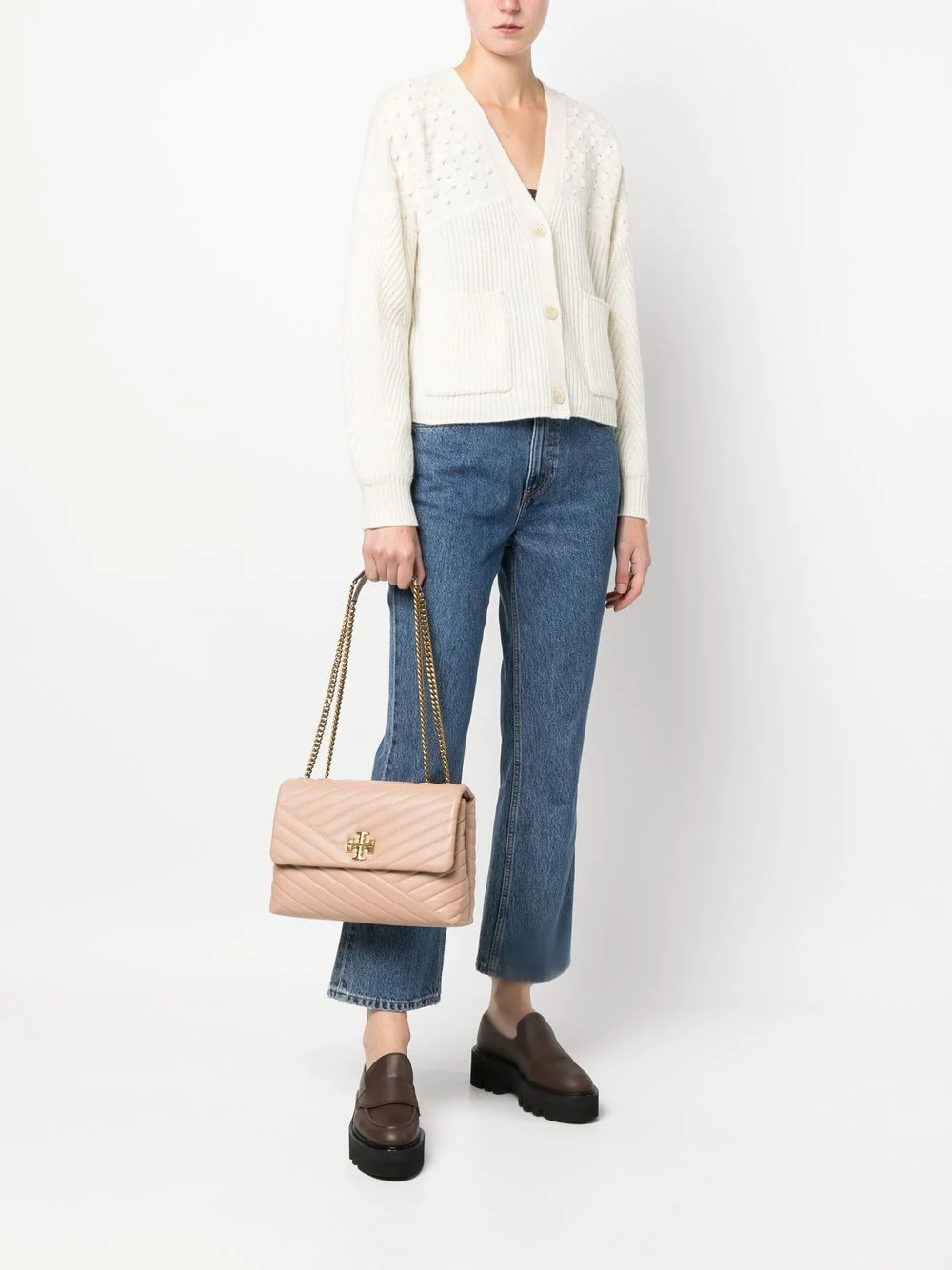Tory Burch 女士单肩包 90446288 粉红色商品第2张图片规格展示