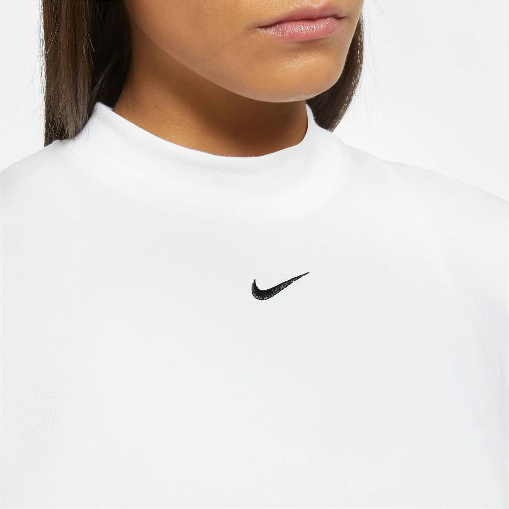 商品NIKE|Nike Women's Sportswear Essential Mock Neck Short Sleeve T-Shirt,价格¥160,第3张图片详细描述