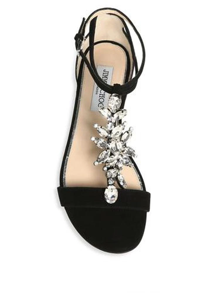 商品Jimmy Choo|Averie Embellished Flat Sandals,价格¥2025,第4张图片详细描述