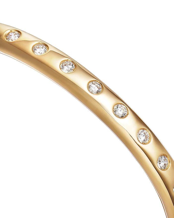 商品Bloomingdale's|Diamond Bezel Cuff Bangle Bracelet in 14K Yellow Gold, 1.0 ct. t.w.,价格¥29894,第3张图片详细描述