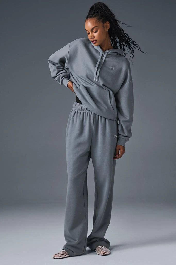 商品Alo|Accolade Straight Leg Sweatpant - Steel Grey,价格¥960,第5张图片详细描述