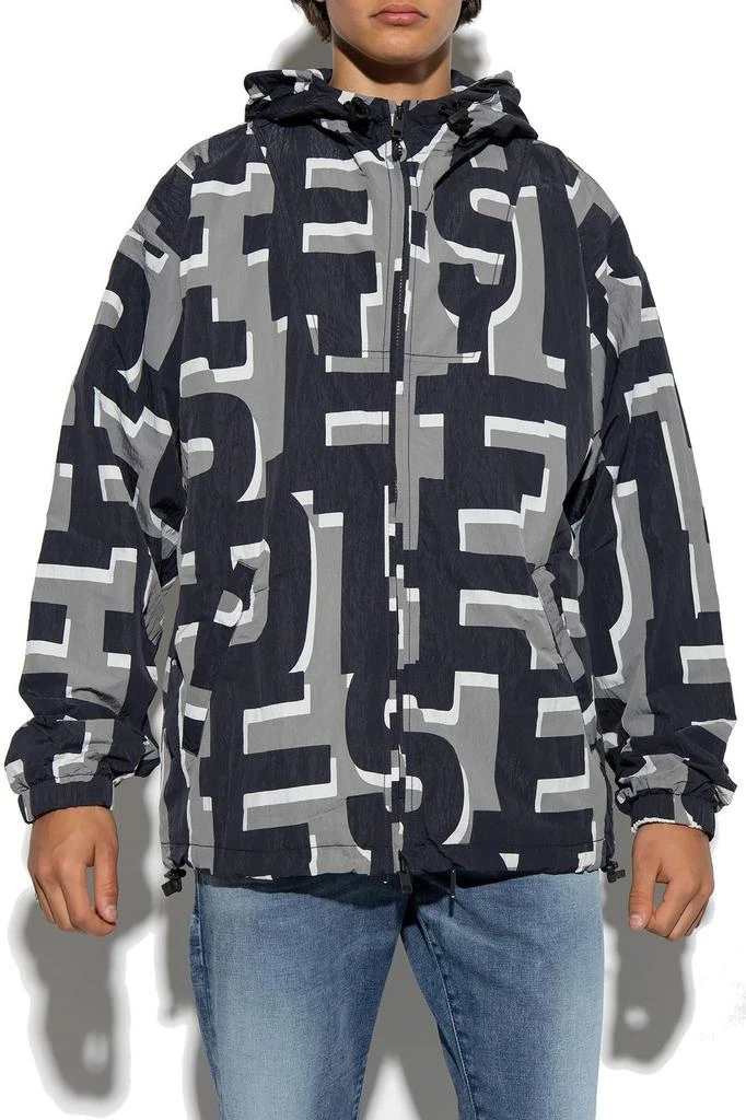 商品Diesel|Diesel J-Jass Monogram Printed Hooded Jacket,价格¥920,第2张图片详细描述