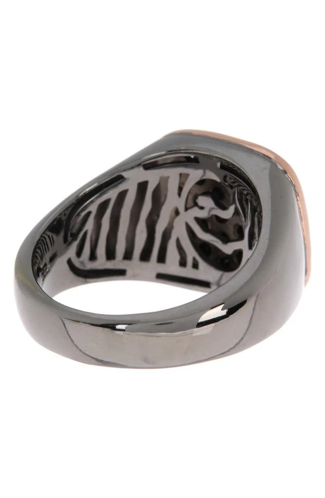 商品Effy|Sterling Silver Pavé Black Onyx Signet Ring,价格¥899,第2张图片详细描述