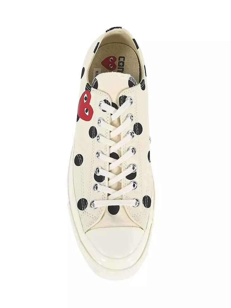 商品Comme des Garcons|CdG PLAY x Converse Unisex Chuck Taylor All Star Polka Dot Low-Top Sneakers,价格¥1124,第5张图片详细描述