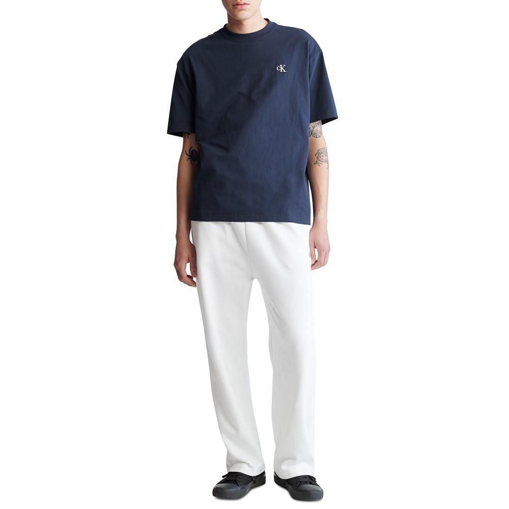 商品Calvin Klein|Men's Relaxed Fit Archive Logo Crewneck T-Shirt,价格¥214,第6张图片详细描述