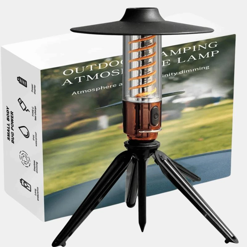 商品Vigor|Rechargeable Camping Lantern, Led Tent Light, Bright Flashlight, 3 Light Modes, IP44 Waterproof 1 SET,价格¥197,第2张图片详细描述