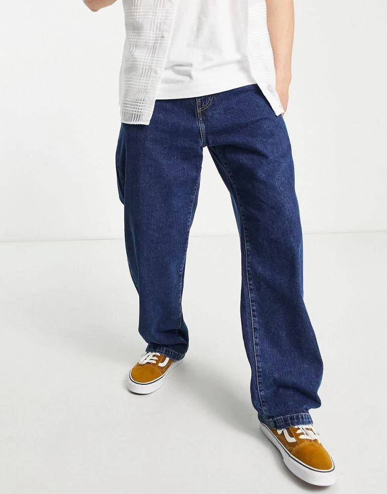 商品Carhartt|Carhartt WIP landon loose tapered fit jeans in blue wash,价格¥427,第1张图片