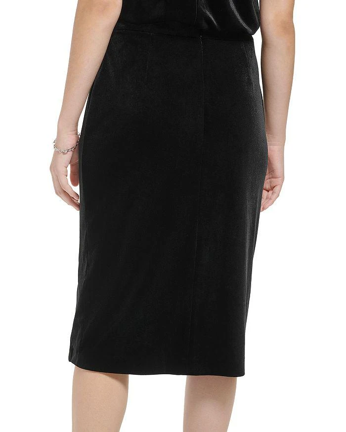 商品Karl Lagerfeld Paris|Velvet Knit Skirt,价格¥224,第3张图片详细描述