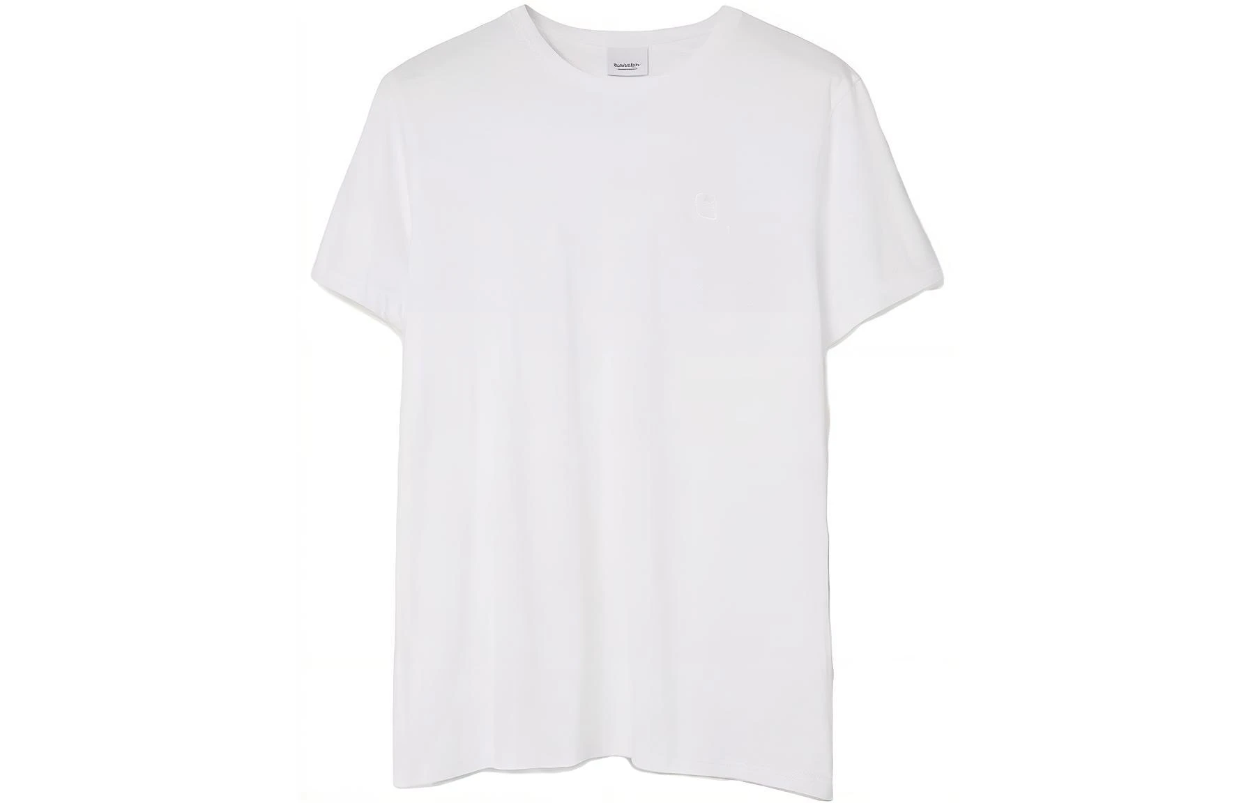 商品[国内直发] Burberry|博柏利  纯色圆领休闲短袖 SS22 落肩袖T恤 男款 白色,价格¥1133,第1张图片