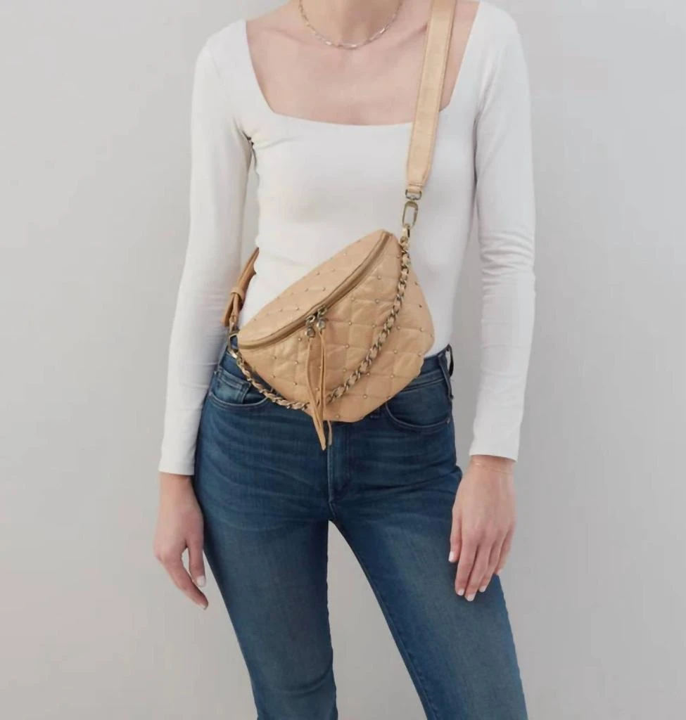 商品Hobo|Women's Miri Belt Bag In Dusty Gold,价格¥1032,第2张图片详细描述