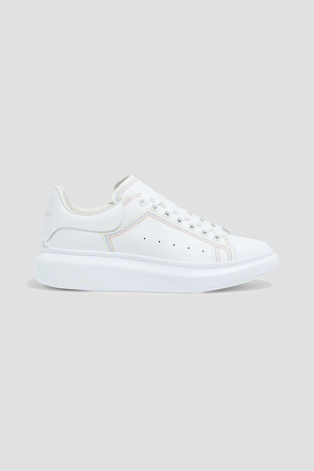 商品Alexander McQueen|Leather exaggerated-sole sneakers,价格¥1568,第1张图片