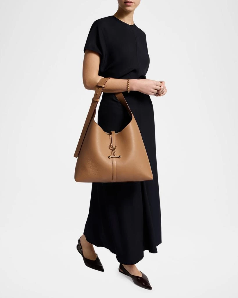 商品Strathberry|Kite Fine Grain Leather Toggle Hobo Bag,价格¥5786,第4张图片详细描述