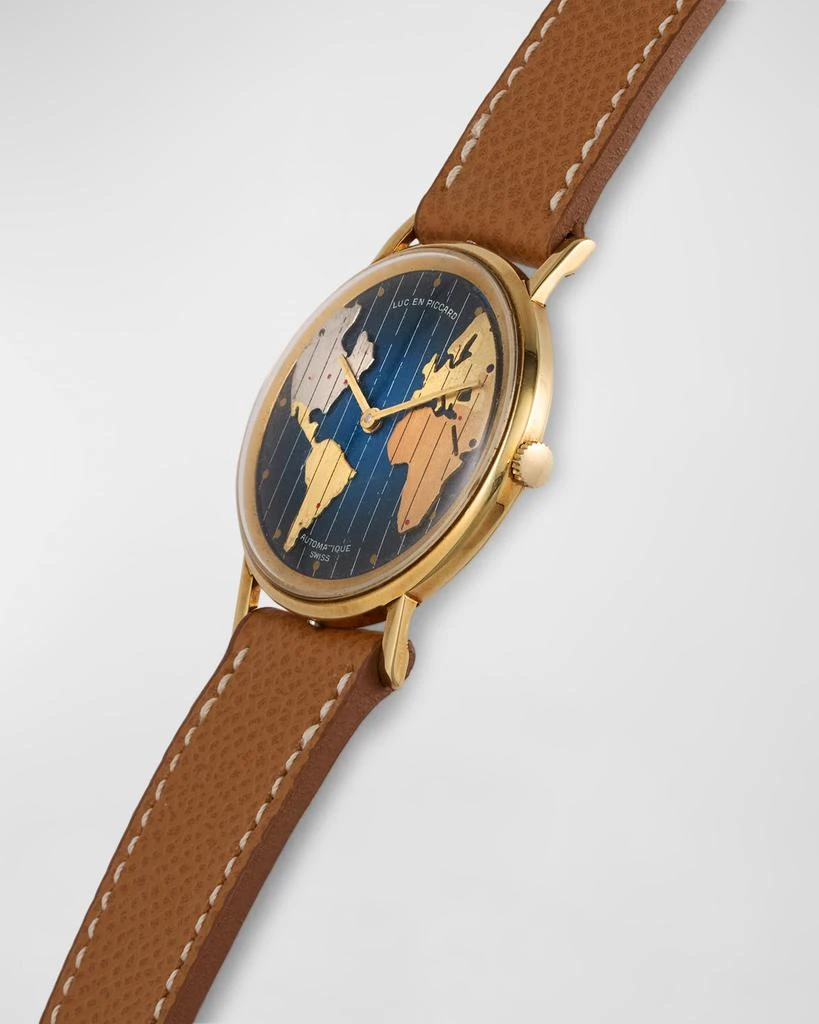 商品Vintage Watches|Lucien Piccard World Time 34mm Vintage 1960s Watch,价格¥50187,第3张图片详细描述