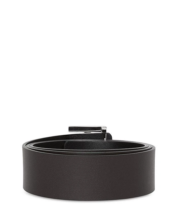 商品Burberry|Men's Reversible Monogram Plaque Buckle Leather Belt,价格¥1854,第3张图片详细描述