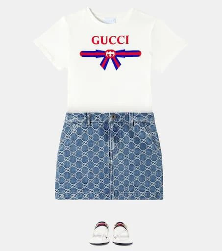 商品Gucci|GG帆布牛仔半身裙,价格¥5006,第2张图片详细描述