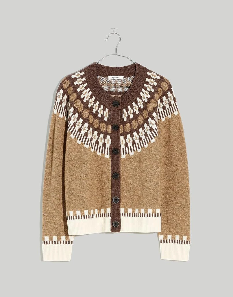 商品Madewell|Fair Isle Frankfort Cardigan Sweater,价格¥709,第5张图片详细描述