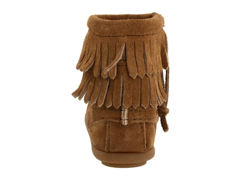 商品Minnetonka|Side Zip Double Fringe (Toddler/Little Kid/Big Kid),价格¥421,第5张图片详细描述
