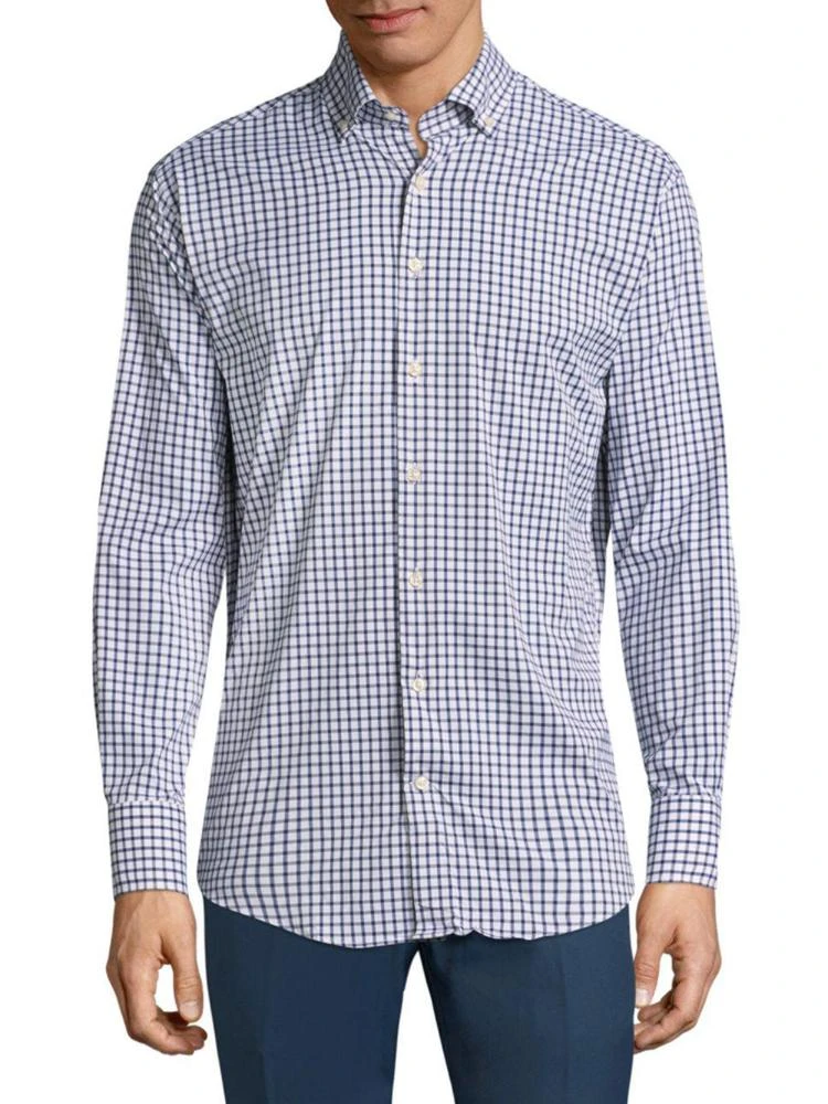 商品Peter Millar|Plaid Cotton Casual Button-Down Shirt,价格¥708,第1张图片