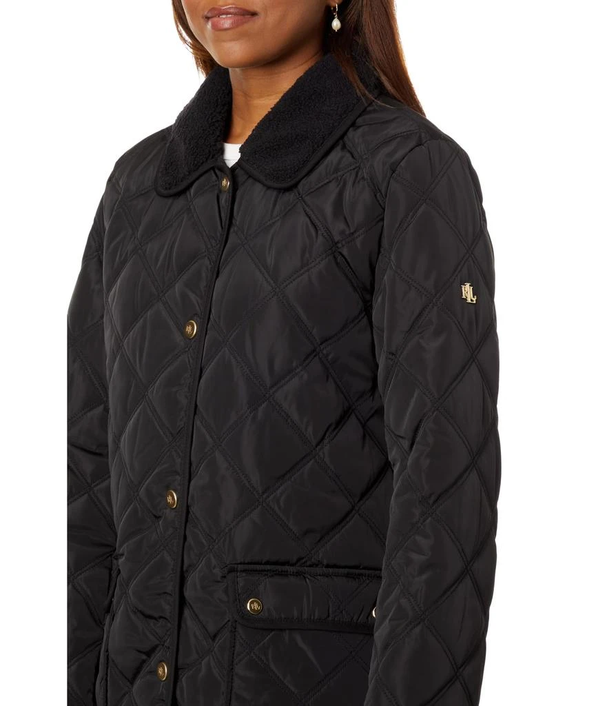 商品Ralph Lauren|3/4 Berber Trim Quilt Jacket,价格¥1636,第3张图片详细描述