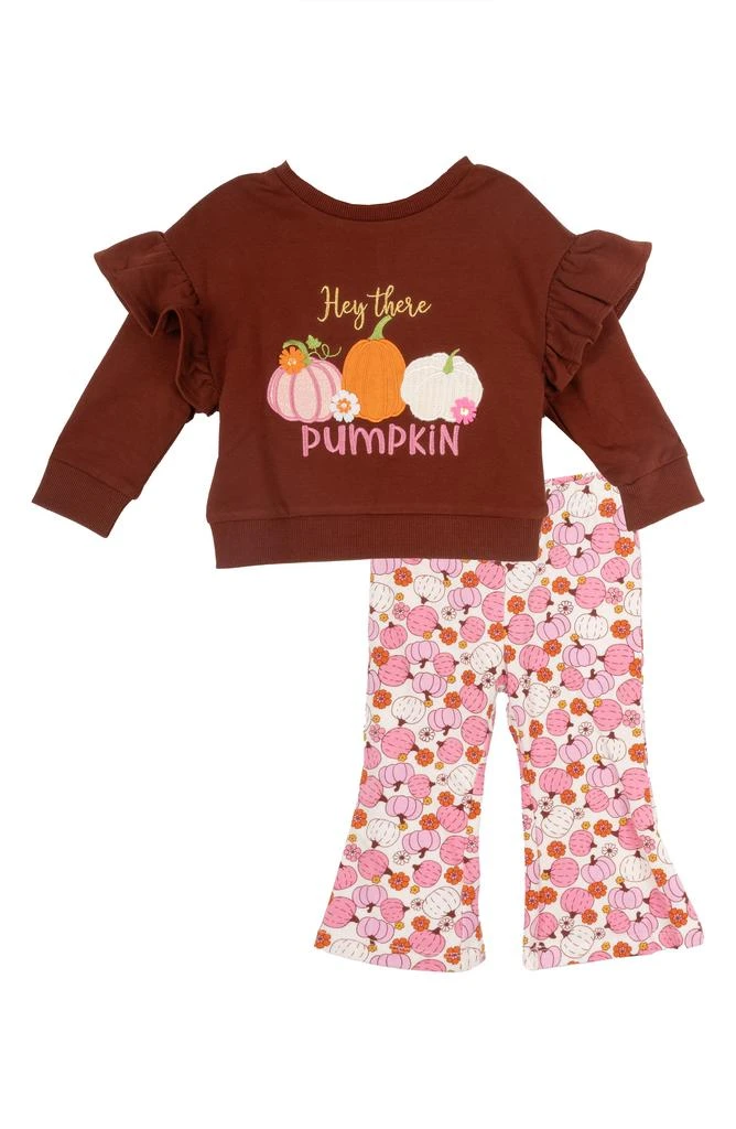 商品Rare Editions|French Terry Pumpkin Top & Leggings Set,价格¥98,第1张图片