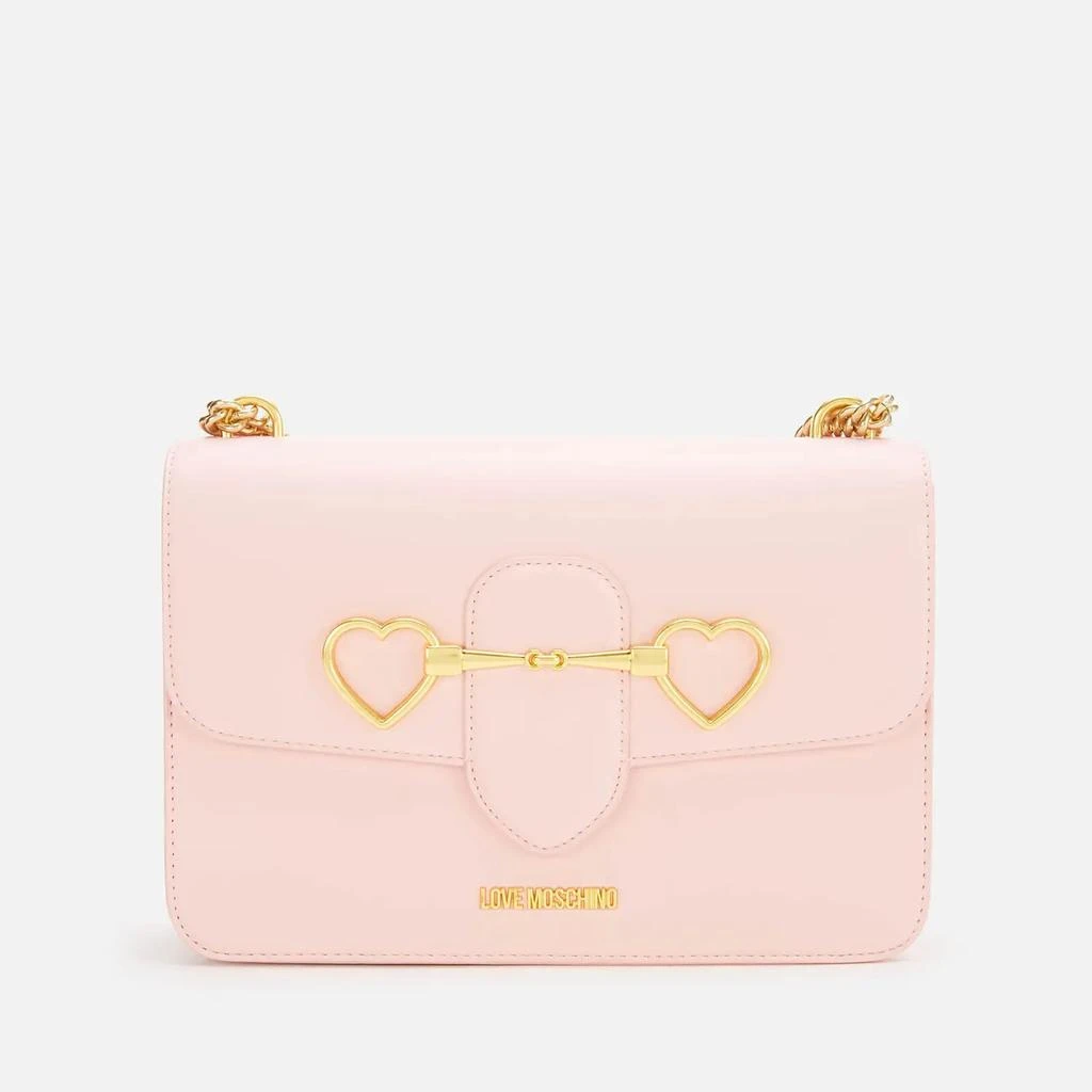 商品Love Moschino|Love Moschino Women's Horsebit Shoulder Bag - Pink,价格¥858,第1张图片