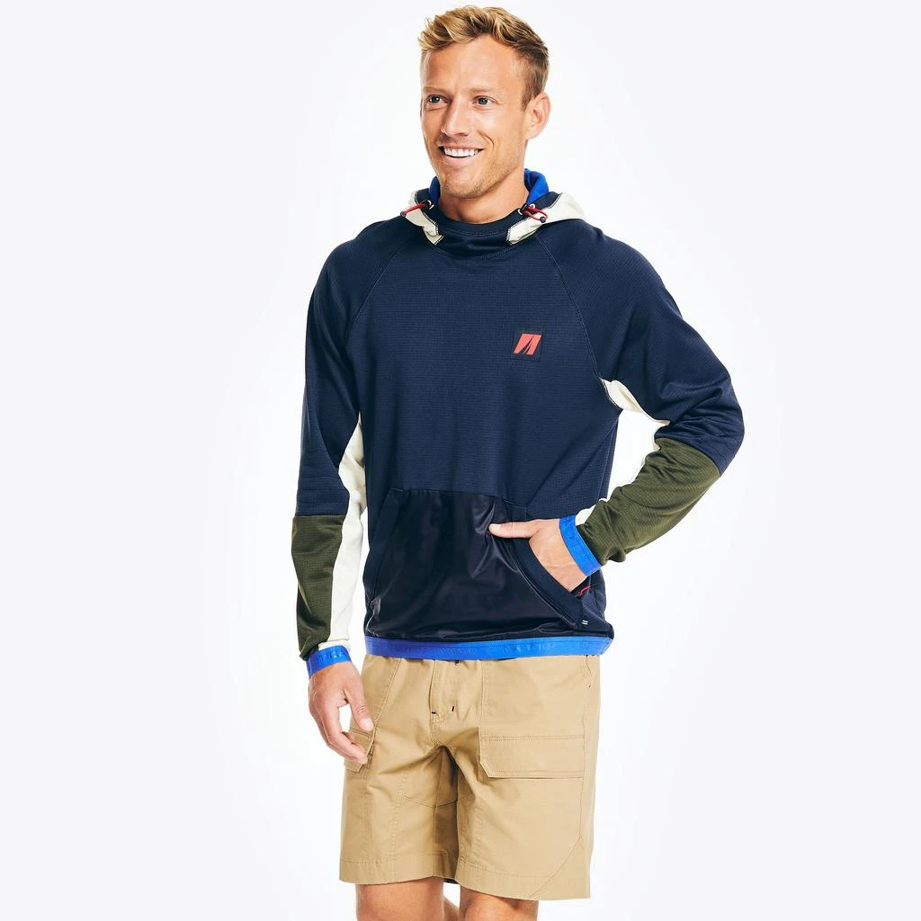 商品Nautica|Nautica Mens Sustainably Crafted Fleece Pullover Hoodie,价格¥290,第1张图片