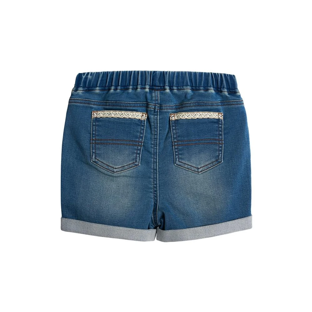 商品Epic Threads|Little Girls Roll Cuff Denim Shorts, Created For Macy's,价格¥97,第2张图片详细描述