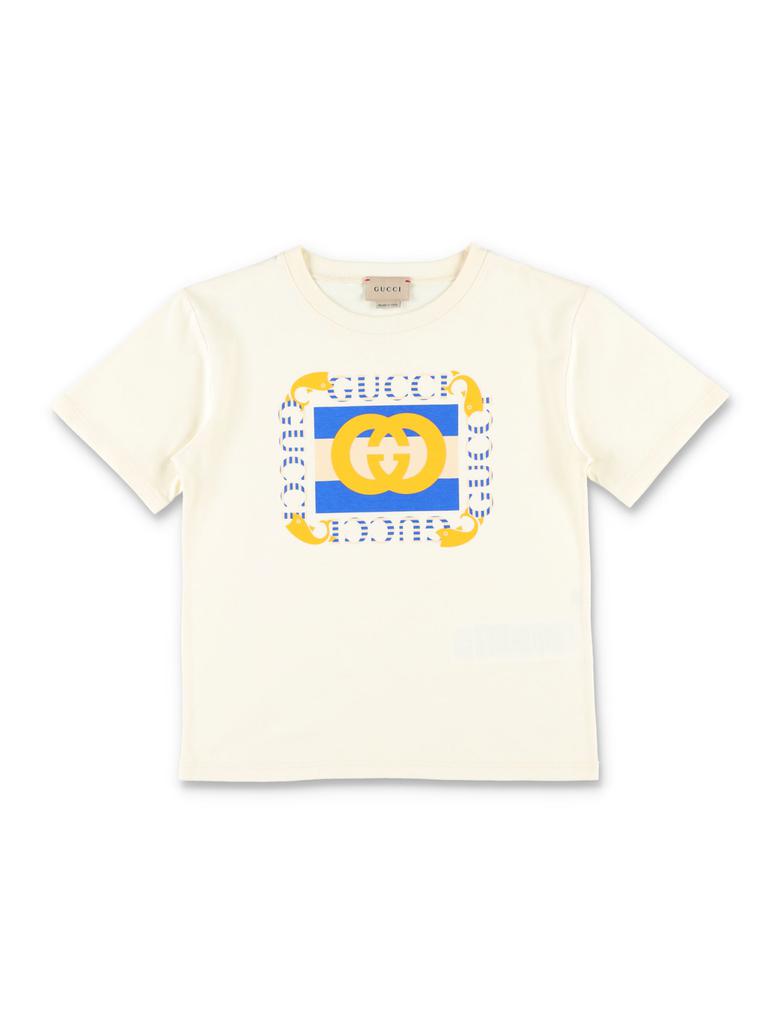 Gucci Logo Print T-shirt商品第1张图片规格展示