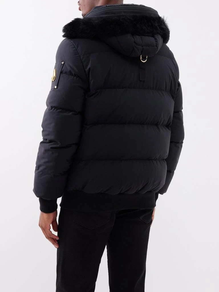 商品Moose Knuckles|Gold Stagg shearling-trim quilted down coat,价格¥6834,第5张图片详细描述