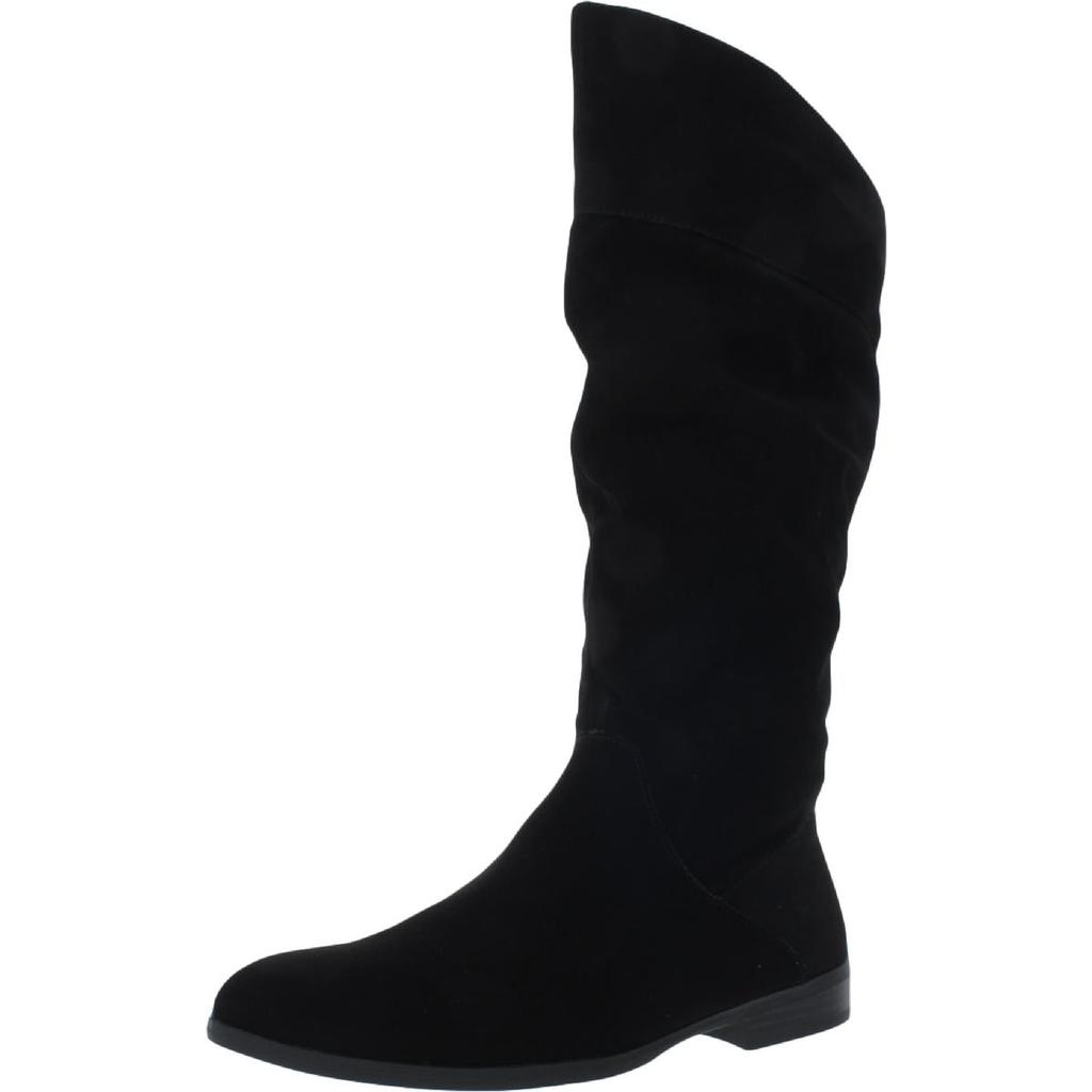 Style & Co. Womens Kelimae 2 Faux Suede Ruched Mid-Calf Boots商品第1张图片规格展示
