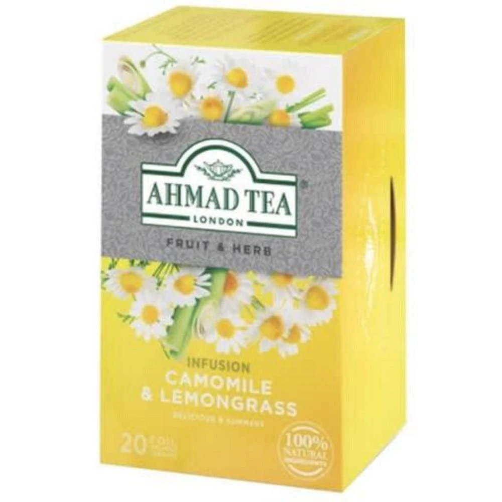 商品AhmadTea|Ahmad Tea Camomile & Lemongrass Herbal Tea (Pack of 3),价格¥159,第1张图片