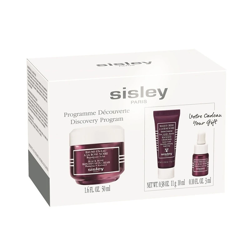 商品Sisley|Sisley希思黎黑玫瑰限量护肤套装 面霜50ml+面膜10ml+精华3ml,价格¥852,第1张图片