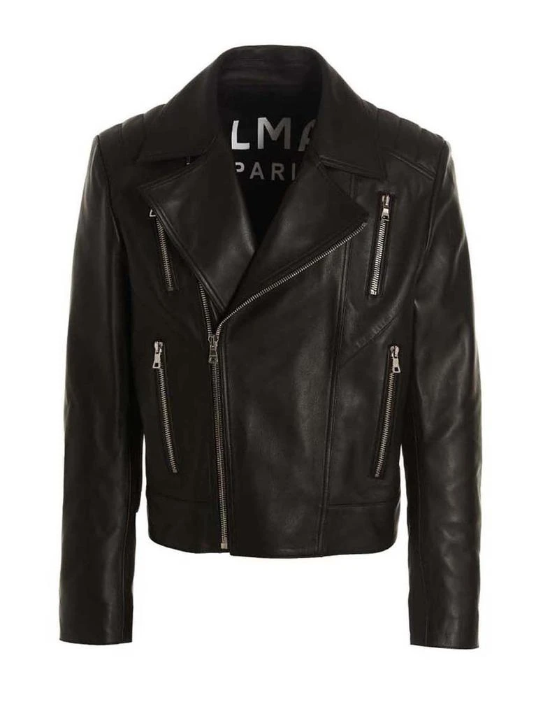 商品Balmain|BALMAIN Leather biker jacket,价格¥11241,第1张图片