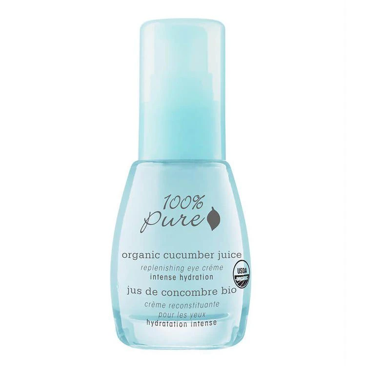 商品100% Pure|Organic Cucumber Juice: Replenishing Eye Cream,价格¥923,第1张图片