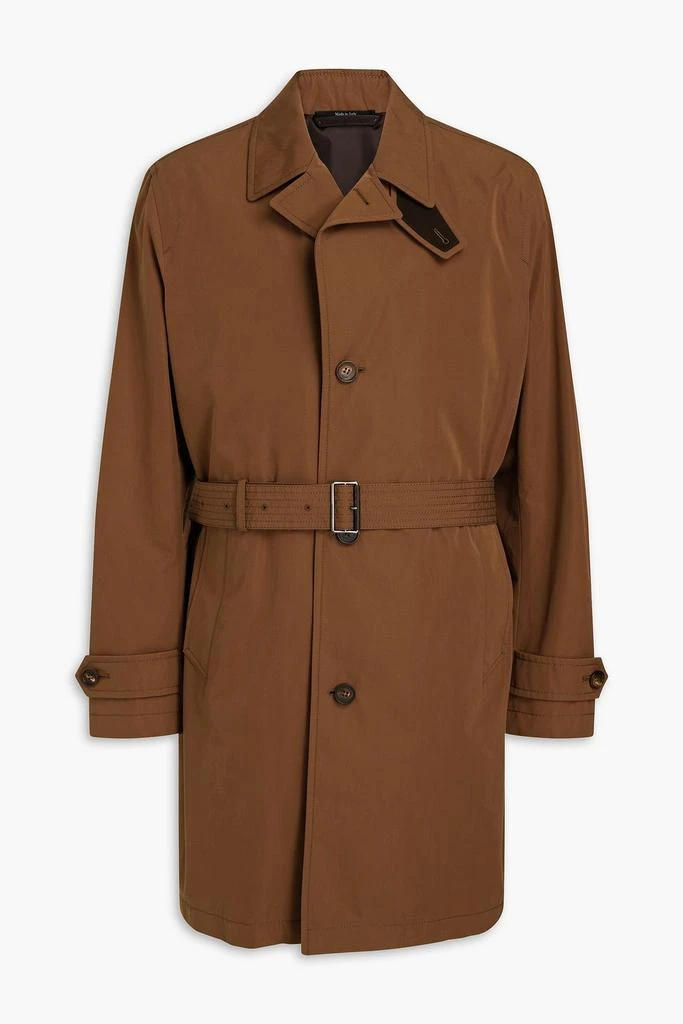 商品Zegna|Belted cotton-gabardine trench coat,价格¥2918,第1张图片