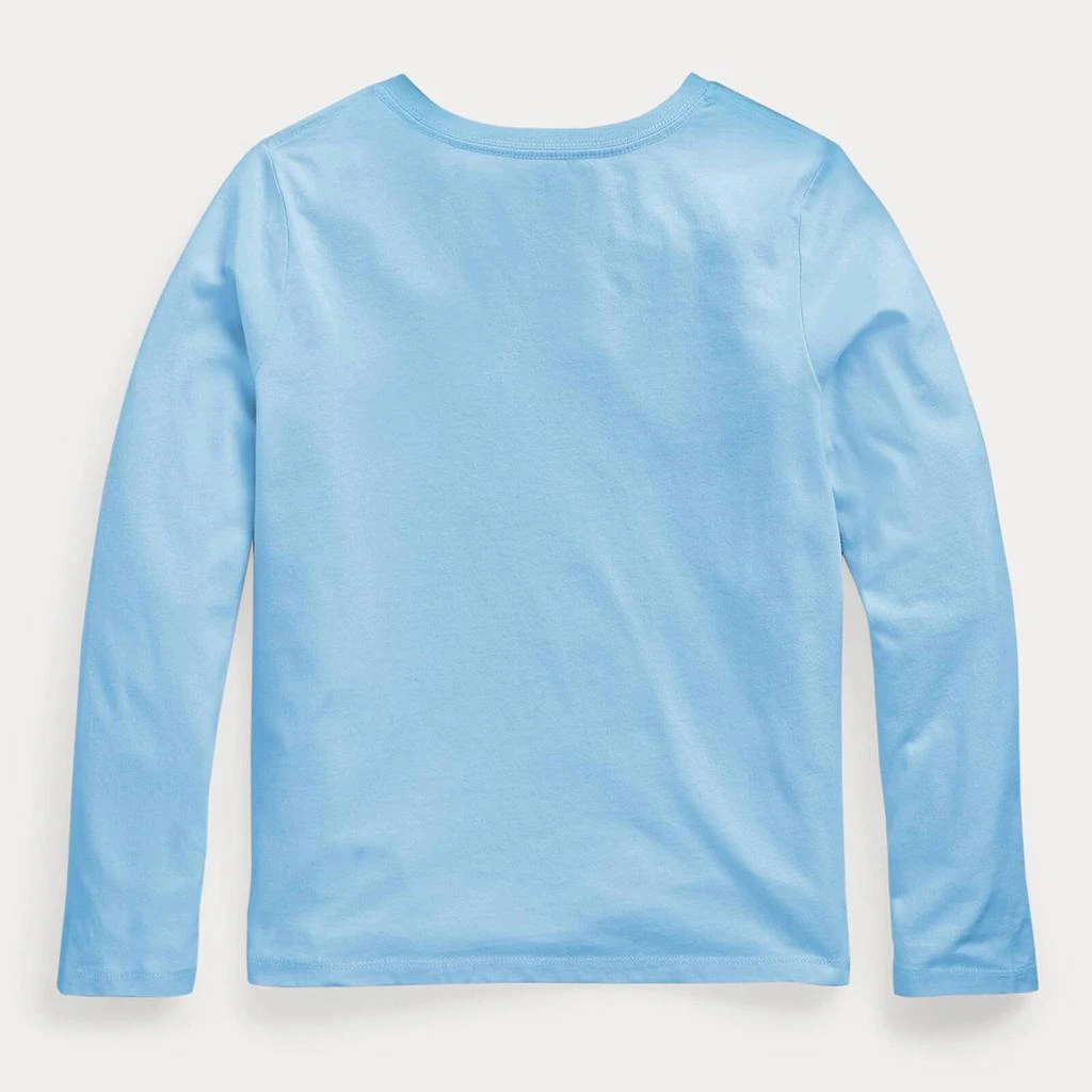 Ralph Lauren Girls' Americana Bear T-Shirt - Sky Blue 商品