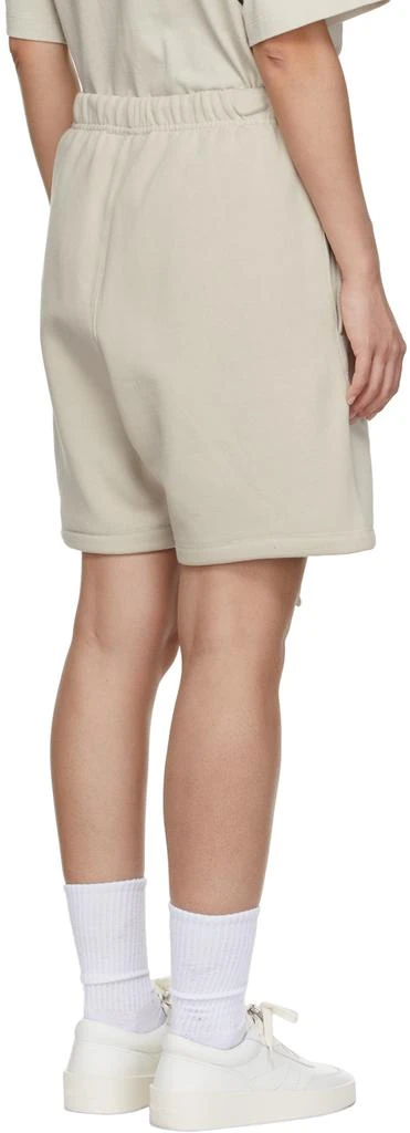 商品Essentials|Beige Fleece Shorts,价格¥358,第3张图片详细描述