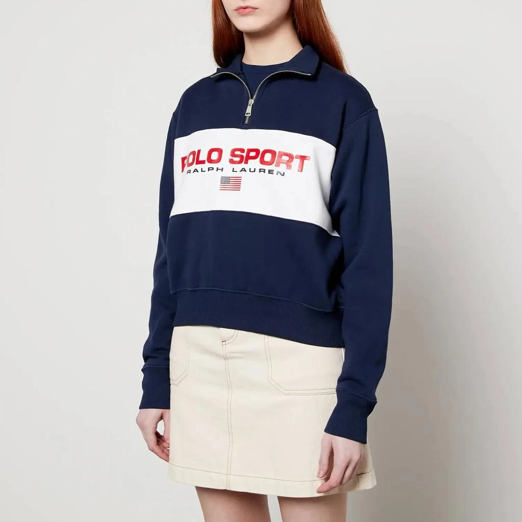 商品Ralph Lauren|Polo Ralph Lauren Women's Polo Sport Half Zip Sweatshirt,价格¥561,第1张图片