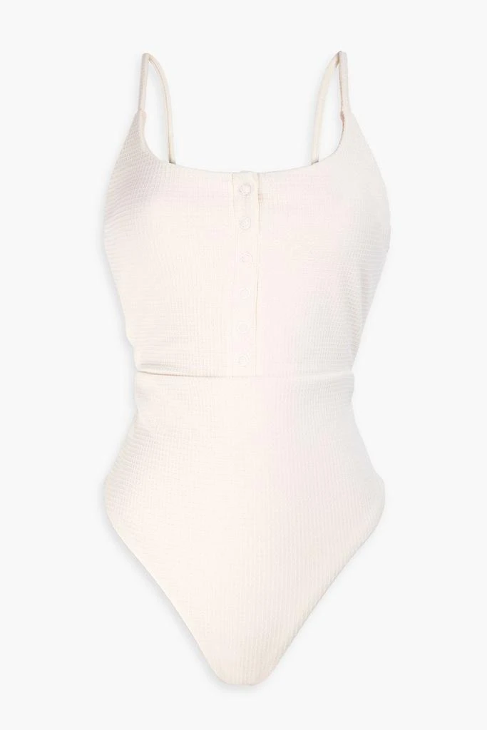 商品Onia|Lola stretch-jacquard swimsuit,价格¥212,第1张图片