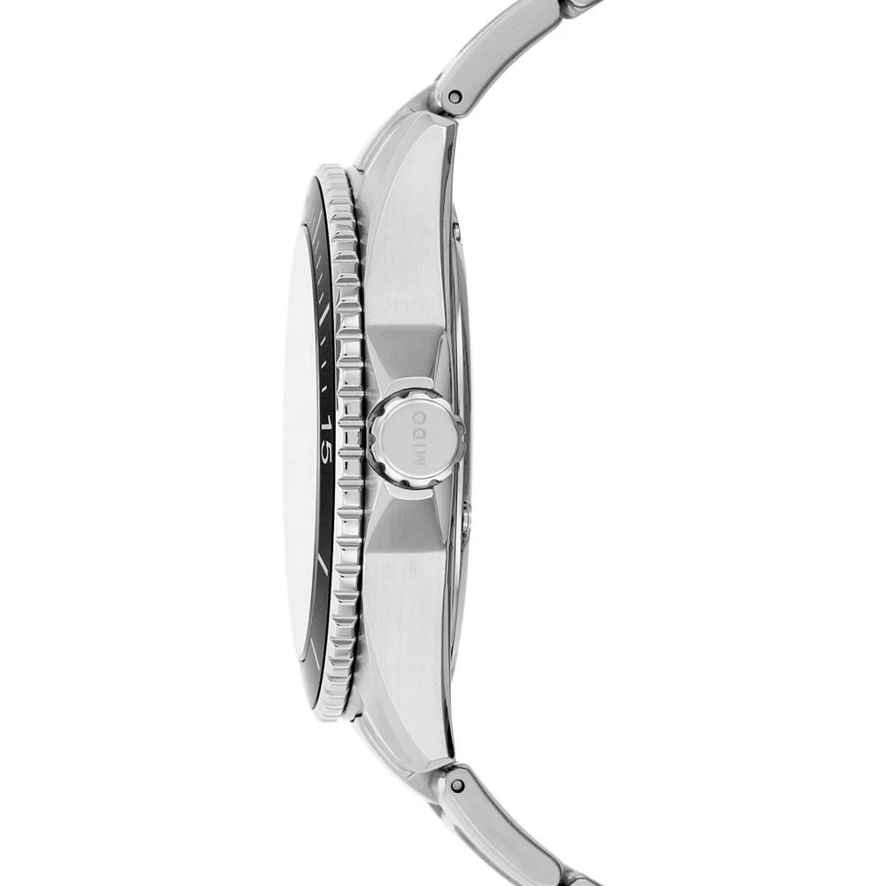 商品MIDO|Men's Swiss Automatic Ocean Star Captain V Stainless Steel Bracelet Watch 42.5mm,价格¥7278,第2张图片详细描述