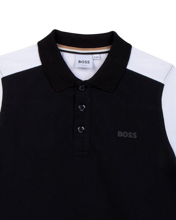 商品Hugo Boss|Boys' Short Sleeve Polo - Big Kid,价格¥690,第5张图片详细描述