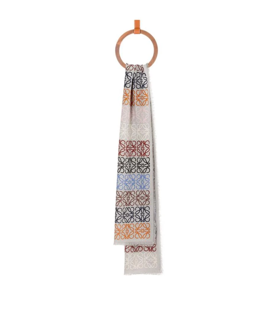 商品Loewe|Anagram Lines Scarf,价格¥3474,第1张图片