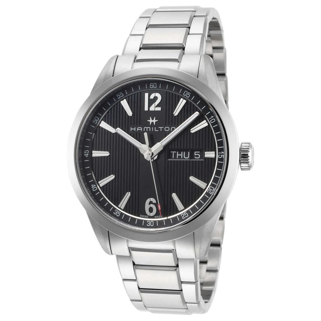 商品Hamilton|Broadway系列男士石英手表-40mm-H43311135,价格¥2432,第1张图片