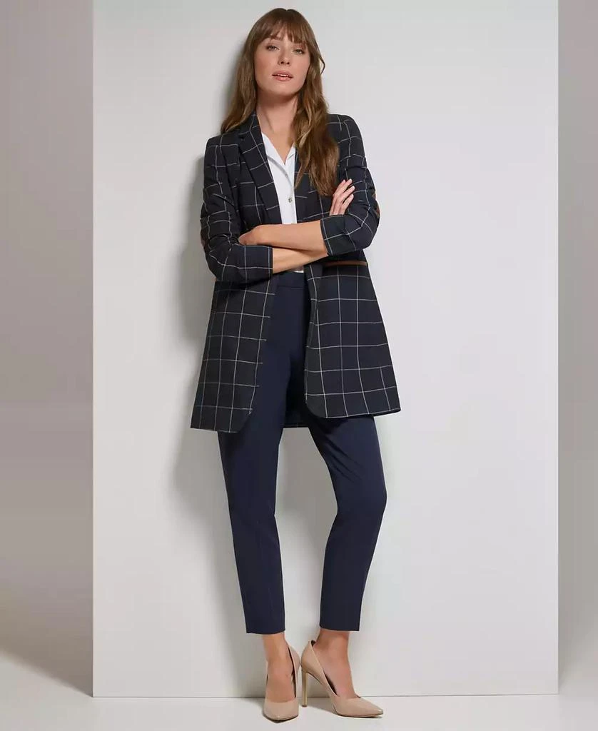 商品Tommy Hilfiger|Women's Windowpane One-Button Blazer,价格¥763,第3张图片详细描述